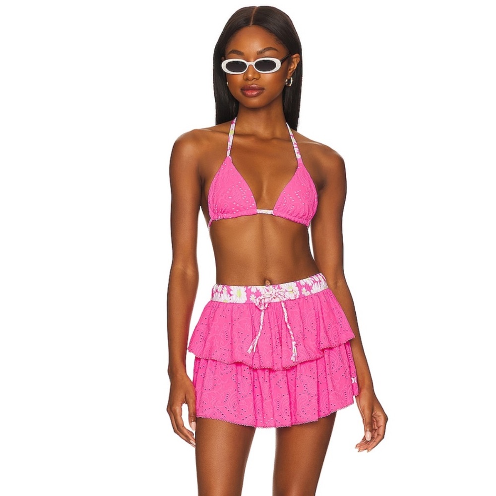 LoveShackFancy mini skirt
